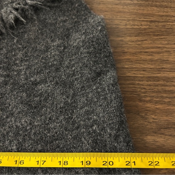 Gray Fringe Women's Sweater Vest - Picture 8 of 9